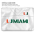 University of Miami White Jersey MacBook Air 15in (2023-2025) Case plus Skin
